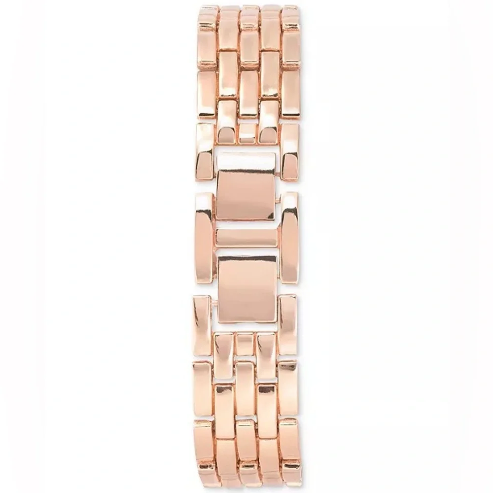 NWT Women's Rose Gold-Tone Bracelet Watch